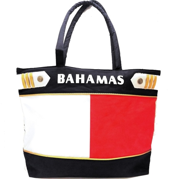 unknown Handbags - Vintage 90's Bahamas Tote / Travel Bag